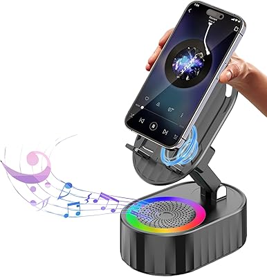 Induction Bracket Speaker 5-in-1 – Wireless Audio & Phone Stand