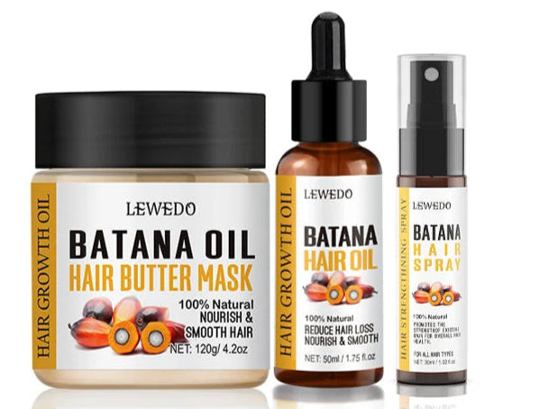 3-piece Hair Care Package – Batana Oil